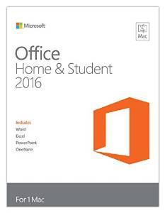 outlook 2016 installed office home and student for mac