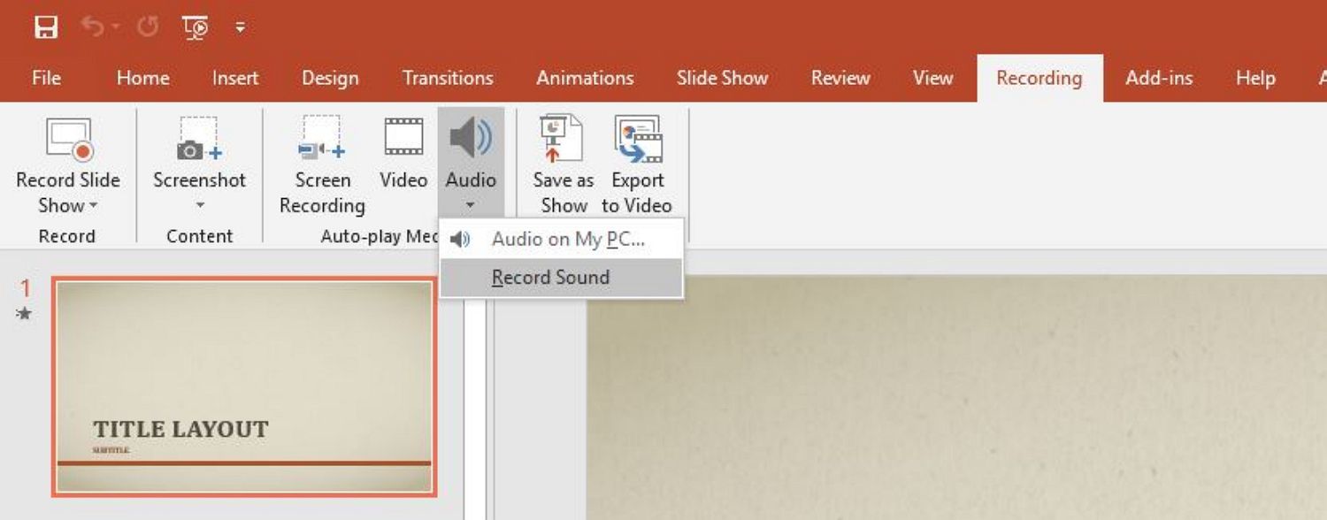 how to play middle of video in powerpoint 2016 for mac